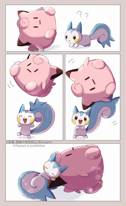 やせいのパチリスとピッピにんぎょう
#ポケモンBDSP  #Pokemon 