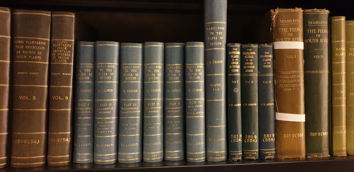 UoGArchives's tweet photo. for #ArchiveShelfie we have a collection of rare books  from #UoGArchives on Flora from 1900 @UniofGreenwich https://t.co/c5lpOyWAv2