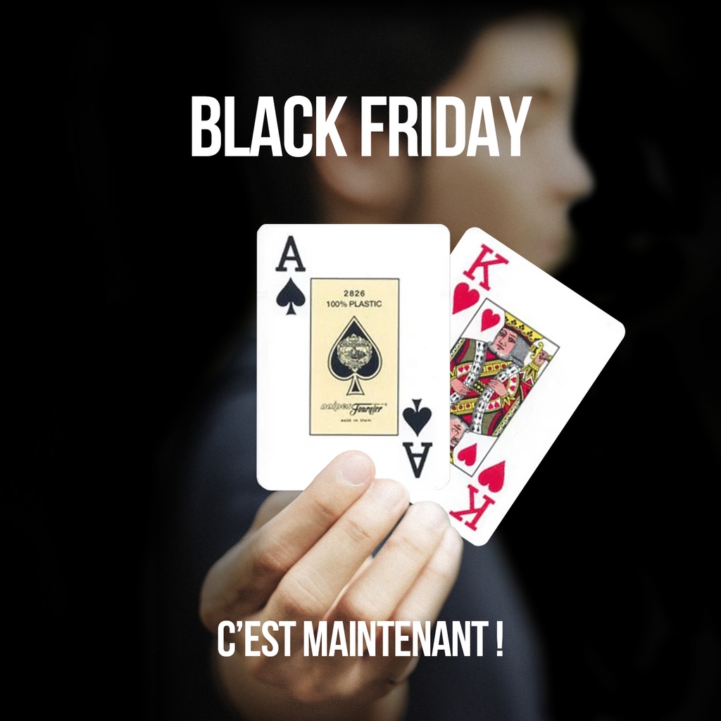 Le Black Friday c'est maintenant ! Alors venez vite découvrir toutes nos offres !
.
☛ qualijeux.com/promotions?ord…
.
#BlackFriday #qualijeux #jeu #jeux #carteajouer #prestidigitation #Magic #promotion #offre #BonPlan
#poker