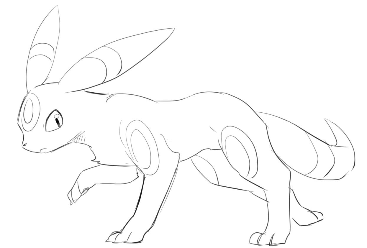 71 Collection Cute Umbreon Coloring Pages  Best HD