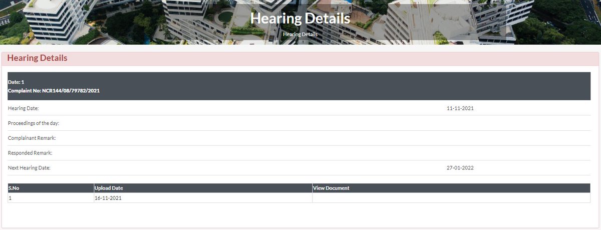 RegistryFight's tweet photo. @UPRERAofficial @Supertechltd @nbhooshan @OfficialGNIDA @CMOfficeUP @VUprera What is the benefit of Rera Court even after 1 week of first hearing there is no update from @Supertechltd side.
event dates given are so long of next hearing date and response from builder side is nill https://t.co/aAPDBBfeHC