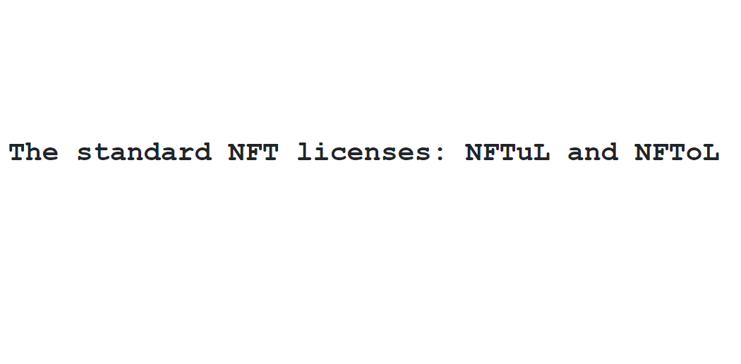 NFTLicense's tweet photo. Let's bring some legal certainty to the #NFT space - https://t.co/jGMRGsyVjS #crypto https://t.co/jGMRGsyVjS https://t.co/oc5pCmQz6t