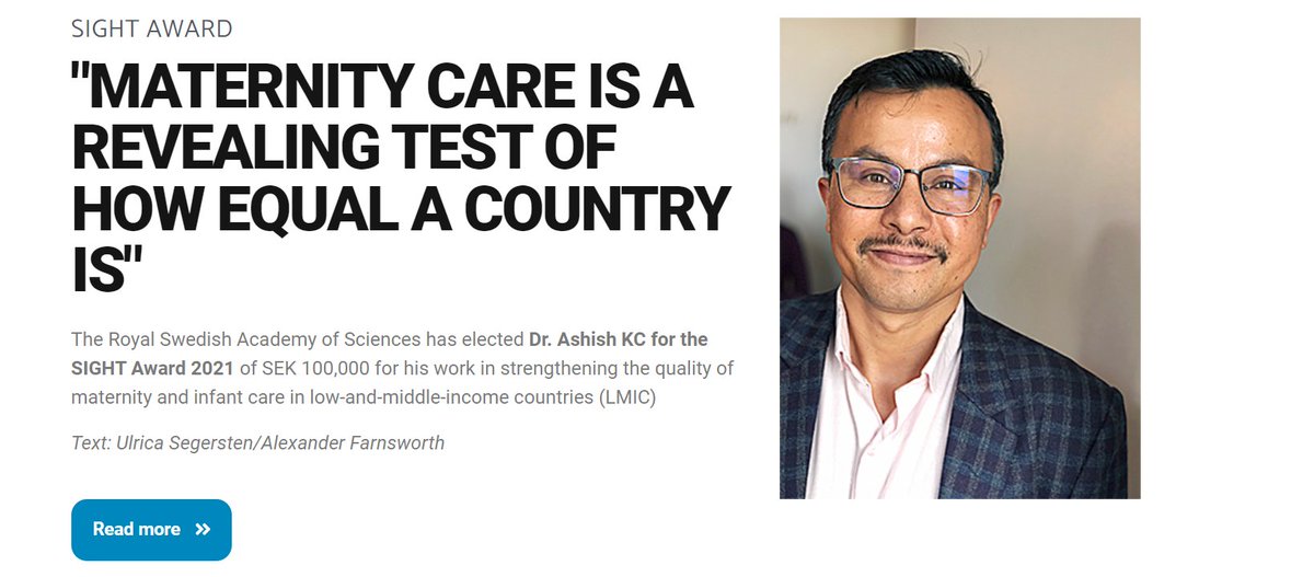joylawn's tweet photo. Congrats @Ashish_K_C Well deserved
Big productivity
Big impact issues #newborns #stillbirths #maternal #nuturingcare, equity focus
Big ideas on quality of care, measurement
Big honour to work and write with you over last 12yrs! Learnt a lot! Thank you!
Look fw to the next 12yrs! https://t.co/rKQNMV73IK