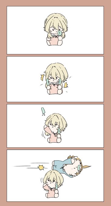 🍦❄️

#タル蛍 #chilumi #childe #lumine 

#原神 #Genshinfanart 