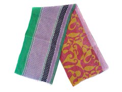 New Indian Cotton Kantha Fashion Scarf Reversible Bohemian Handmade Pareo Band SM58