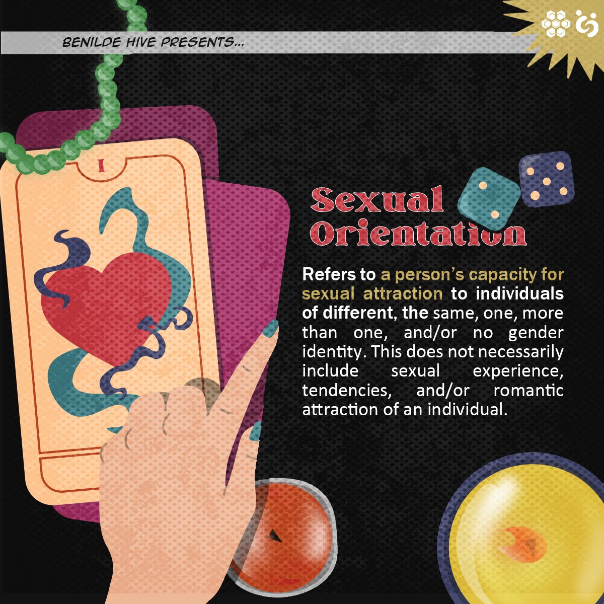csbbenildehive's tweet photo. When we talk about how we get attracted to other people means we’re referring to our Sexual Orientation, one facet of SOGIESC that is important to know — which also taps on the person’s sense of identity. https://t.co/RT5tuRpnLQ