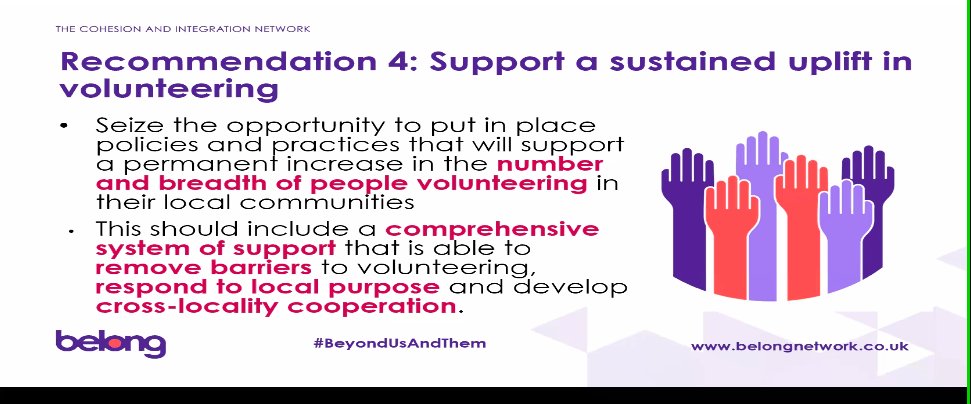 British Future (@britishfuture) on Twitter photo Volunteering is good for social connection and had a boost during the pandemic, which needs to be sustained (echoing the findings of the recent report from <a href="/IntegrationAPPG/">APPG on Social Integration</a>) Volunteering is good for social connection and had a boost during the pandemic, which needs to be sustained (echoing the findings of the recent report from <a href="/IntegrationAPPG/">APPG on Social Integration</a>)