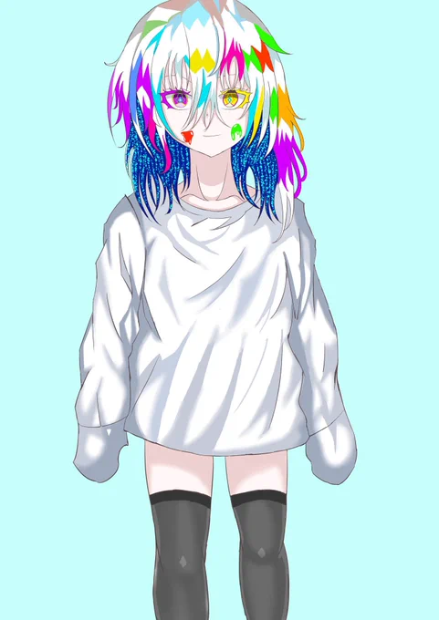 その時によって髪色が少し変わる代理 