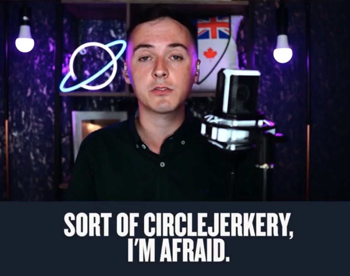 BrexitBuster's tweet photo. @Stuzipants @ShihabSJoi @miffythegamer I see Grifter Grimes’ creepy obsession with masturbation in all its many forms continues, especially the ‘circle jerk’… accusing others of that for which he is guilty? #CircleJerk #WaftyCrank #GrifterGrimes #VeryHandy https://t.co/Y9Yc0mREDt