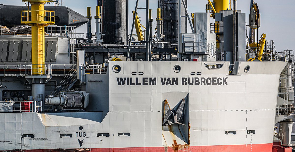 jandenulgroup's tweet photo. #JDNfocus • Our newbuild cutter suction dredger Willem van Rubroeck is quite a stunning vessel, that can dredge on higher swells and on harder subsoil. Wondering what else the Willem van Rubroeck can do? Read all about it in our newsletter Focus https://t.co/UGtMbuSkM7 #jandenul https://t.co/fg35Jlz9MD