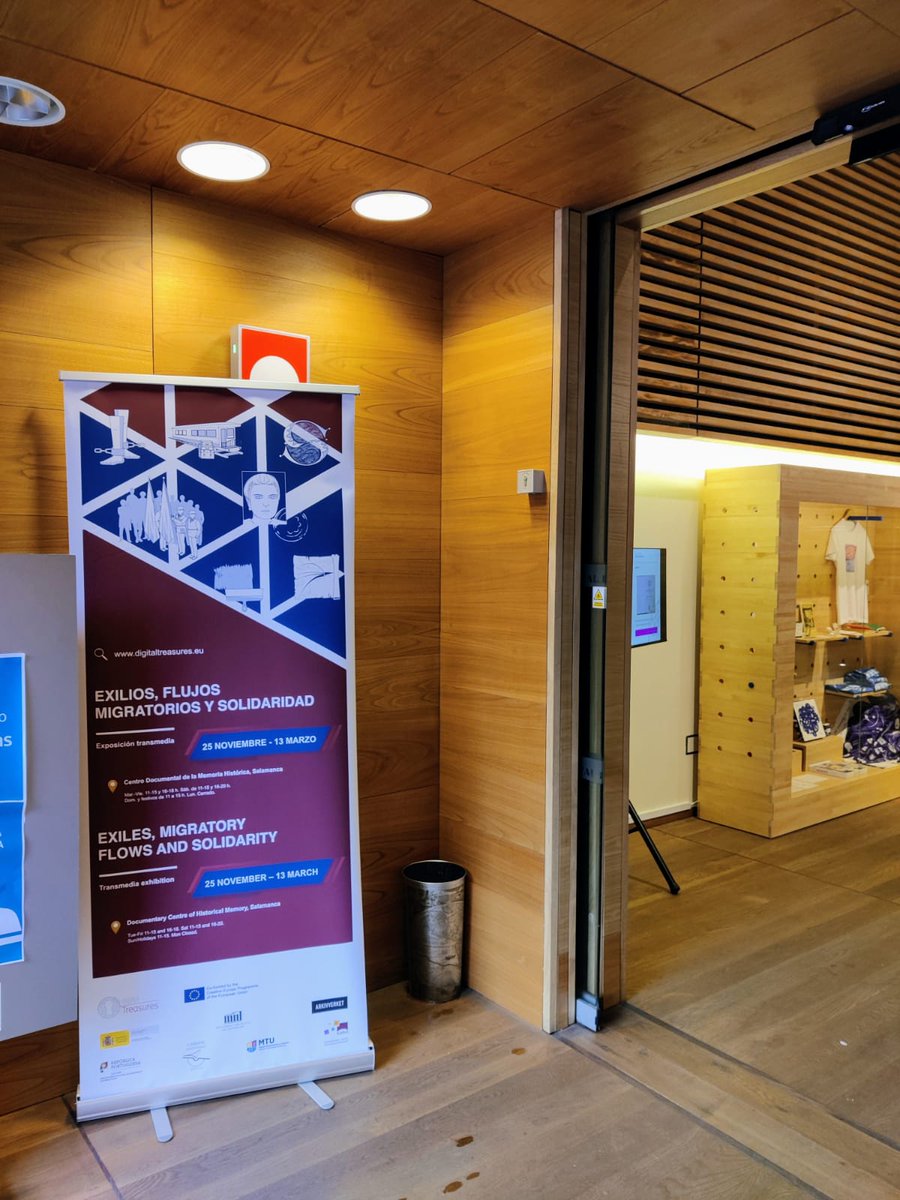 ArchivosEst's tweet photo. The opening of the exhibition “Exiles, Migration Flows and Solidarity” at the #CDMH (Spain) was a great success‼️
Want to know more👉https://t.co/AGbWuDIvzd

#eudigitaltreasures #ContructionofEurope #migrations #exiles #solidarity #Europeanness #EuropeanArchives 
@Malta_Archives https://t.co/zHMLZL6oQK