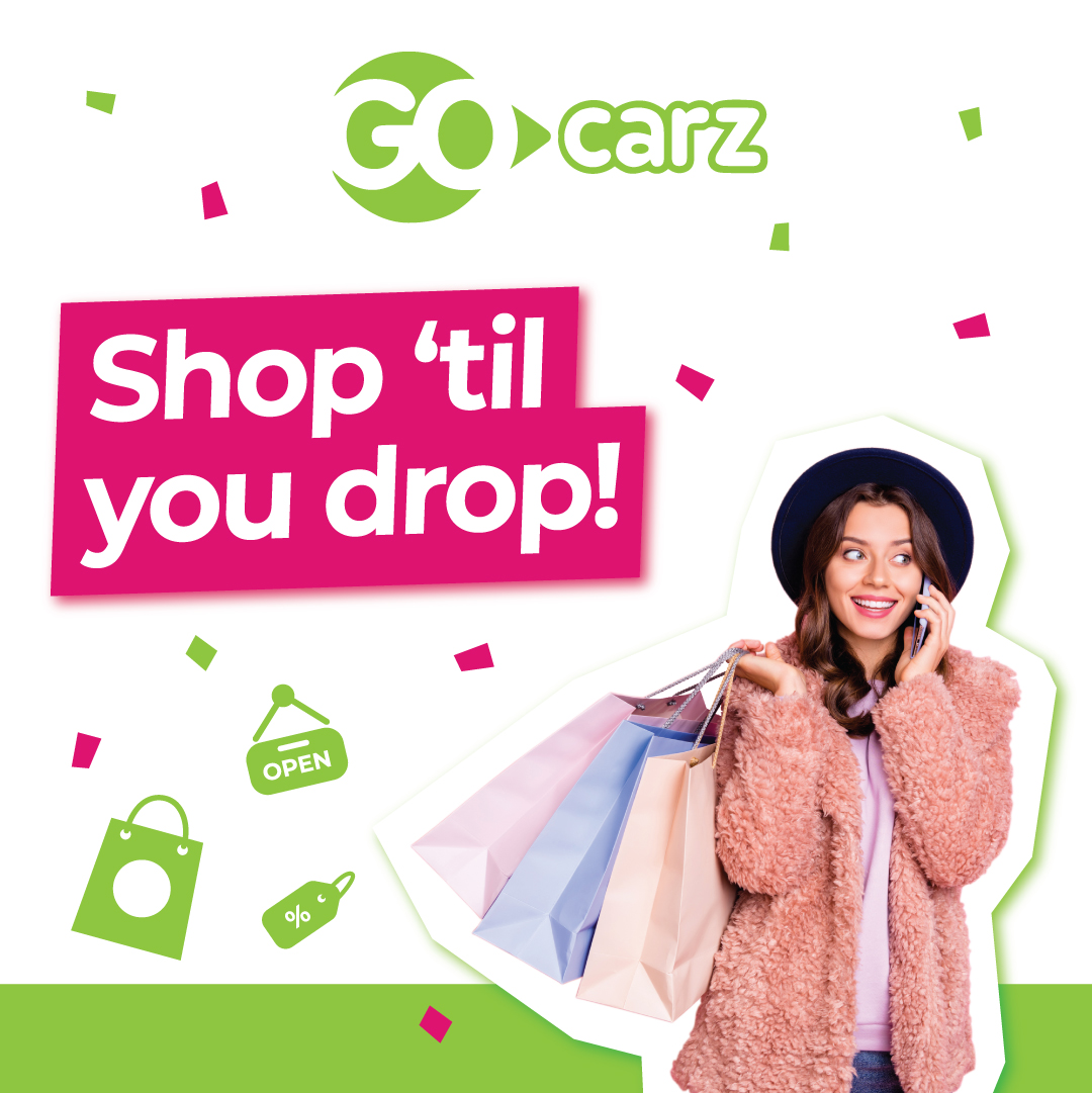 Did someone say sale?! 💸

If you're heading out this weekend for some Black Friday deals or making start on your Christmas shopping, why not let Go Carz do the driving! 🚖

Pre-book via the app now 📲 appsend.me/gocarza2b