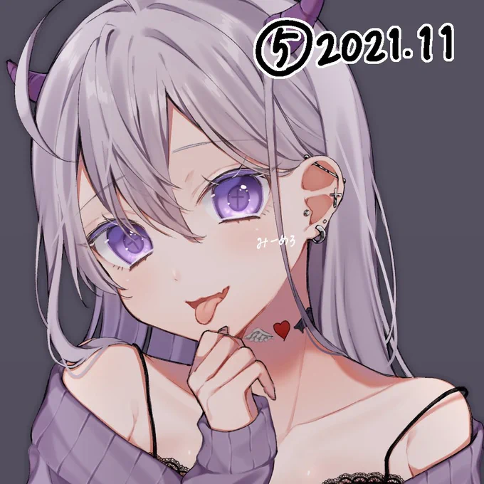 みーめろで見るイラスト成長記録 