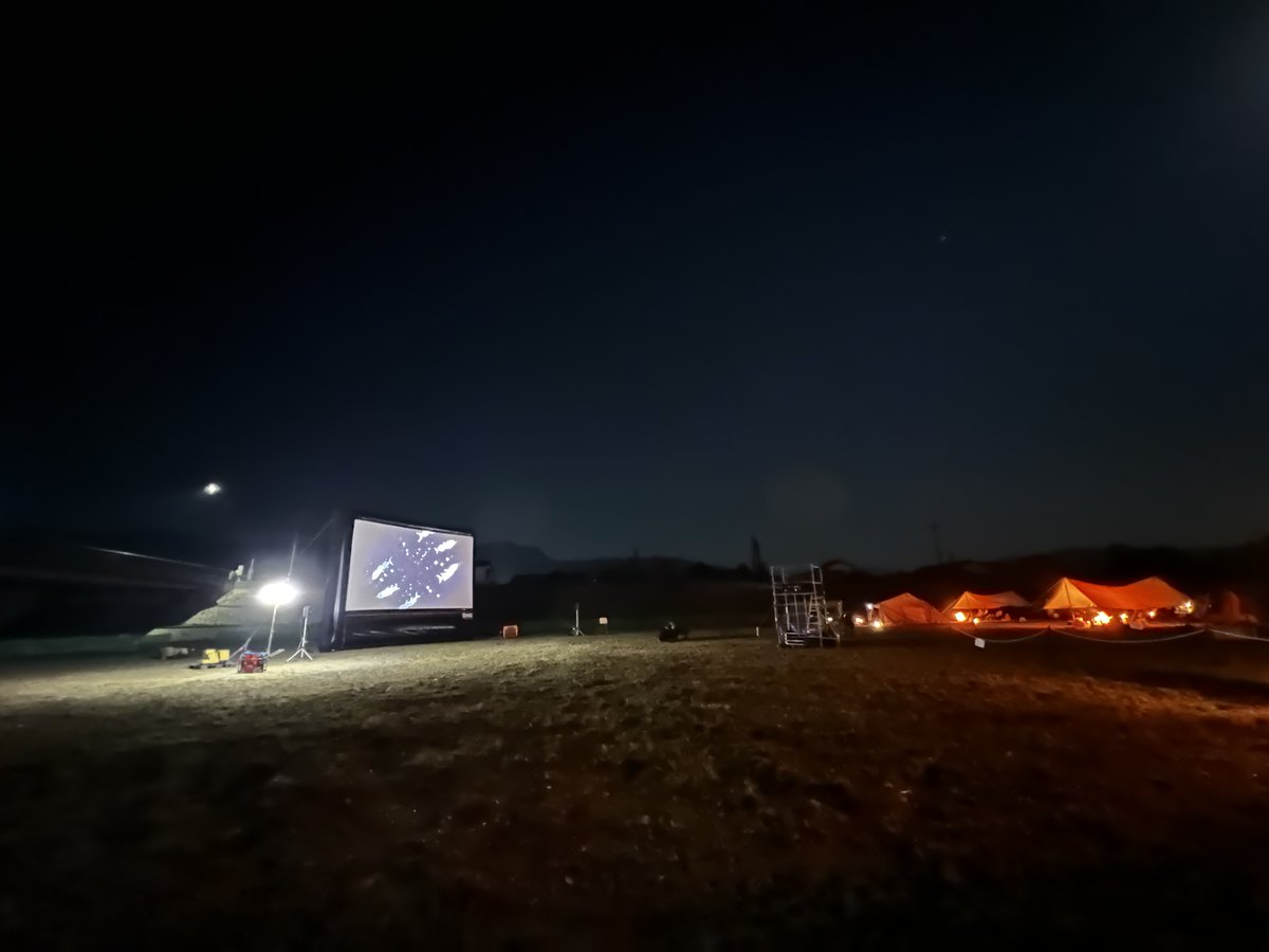 maru_annei_ba's tweet photo. 『うきは大石かわまちリバーキャンプフェス』で照明、映像、運営、制作をがーーーっとやってきました。
🏔初回のイベントでとんでもない規模感で、とても楽しい時間でした🏔
#うきは市 #福岡 #うきは大石かわまちリバーキャンプフェス #airscreen #エアスクリーン https://t.co/KZFS38iYzo