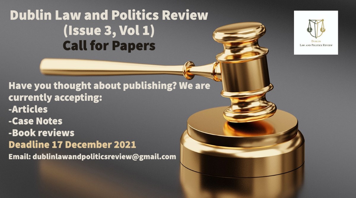 Dublin Law & Politics Review tweet media