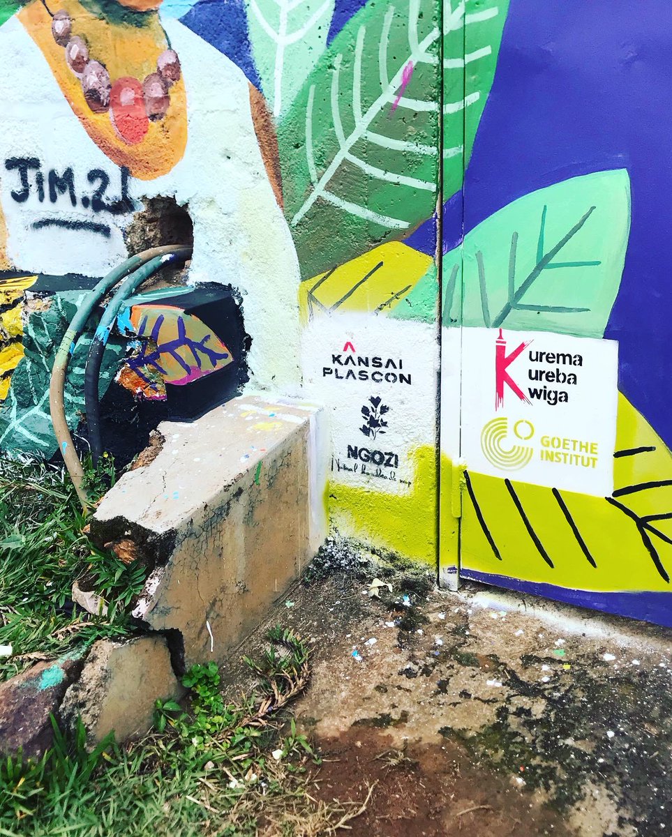 NgoziNaturals's tweet photo. Art is our heritage and we can use it to address #conservationchallenges.
For the past months, we have worked close with #Environmentalactivists and #artists to paint a Mural that raises awareness on such Challenges. The unveiling of the wall is today 03:00pm @KimihururaPS https://t.co/l6AKcVLLbe