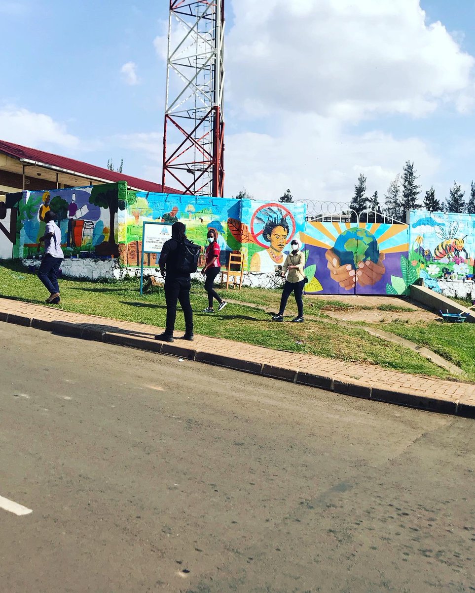 NgoziNaturals's tweet photo. Art is our heritage and we can use it to address #conservationchallenges.
For the past months, we have worked close with #Environmentalactivists and #artists to paint a Mural that raises awareness on such Challenges. The unveiling of the wall is today 03:00pm @KimihururaPS https://t.co/l6AKcVLLbe