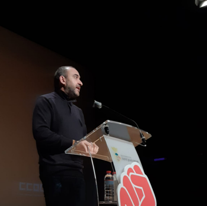 ccoocatalunya's tweet photo. #AssembleaCCOO de delegades i delegats del Baix Llobregat.
"Disputem salaris. Defensem els serveis públics”
Amb intervencions de @JmRomero73, secretari general de @ccoo_bll_apag, i @PachecoJpacheco, secretari general de CCOO de Catalunya. https://t.co/n76dQm7Mj7