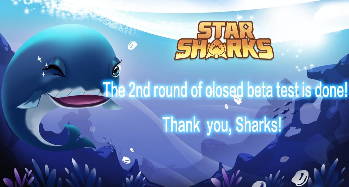StarSharks_SSS's tweet photo. The second round of beta testing has officially come to an end.😔 We’d love to express our thanks to you all for your continued support.🚀 The second round of Genesis mystery boxes will be launching soon on the StarSharks' official website. A date will be announced later. https://t.co/ByvmRf4LHT