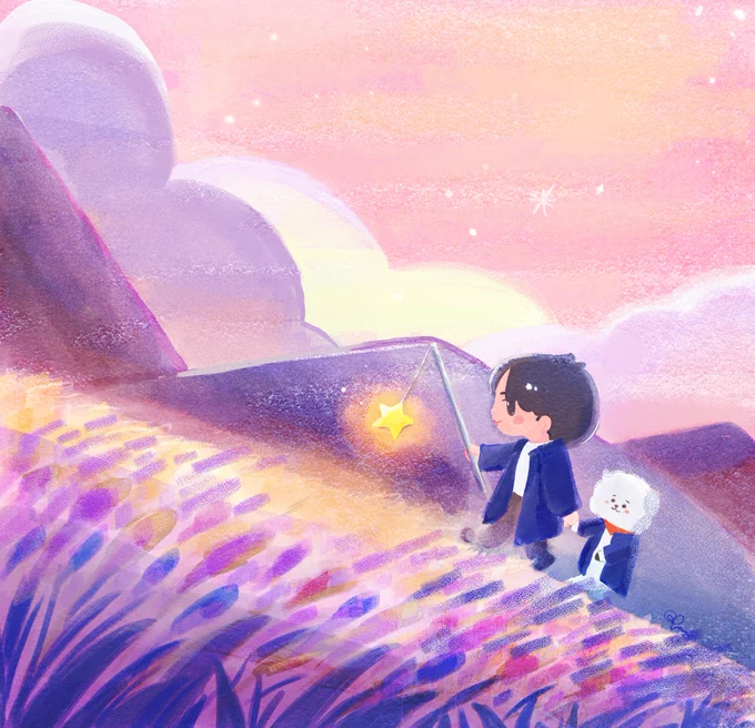Happy jin day in 2020 was four story illustrations.🥰
I tried to add a little✏️ 
