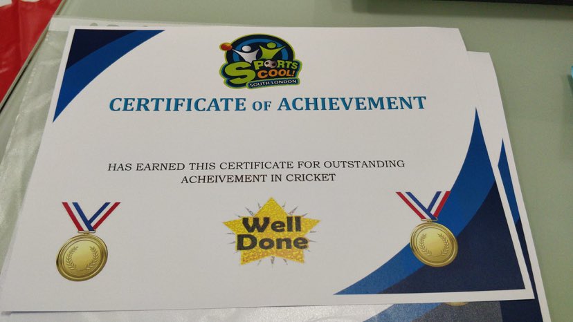 Congratulations to all the students who've completed our cricket classes! What a great term we've had!