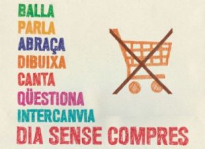 Laiavidalc's tweet photo. Avui i cada dia és un bon dia per fer el #BuyNothingDay o el #diasensecompres, per equilibrar la balança. https://t.co/yR0ZH9o6ih