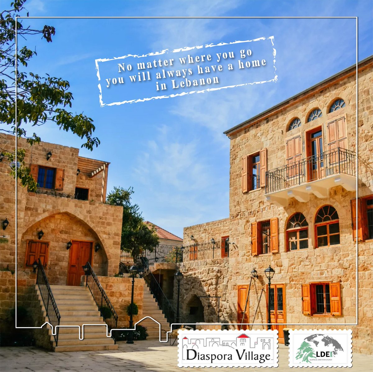 The Lebanese Diaspora village is a touristic &amp; cultural hub for the Lebanese Diaspora in their homeland in order to build &amp; support a cohesive &amp; dynamic community.

Discover more by visiting lebanesediasporavillage.com.

#LDESocial #Lebanon #LebaneseDiaspora #LebaneseDiasporaVillage
