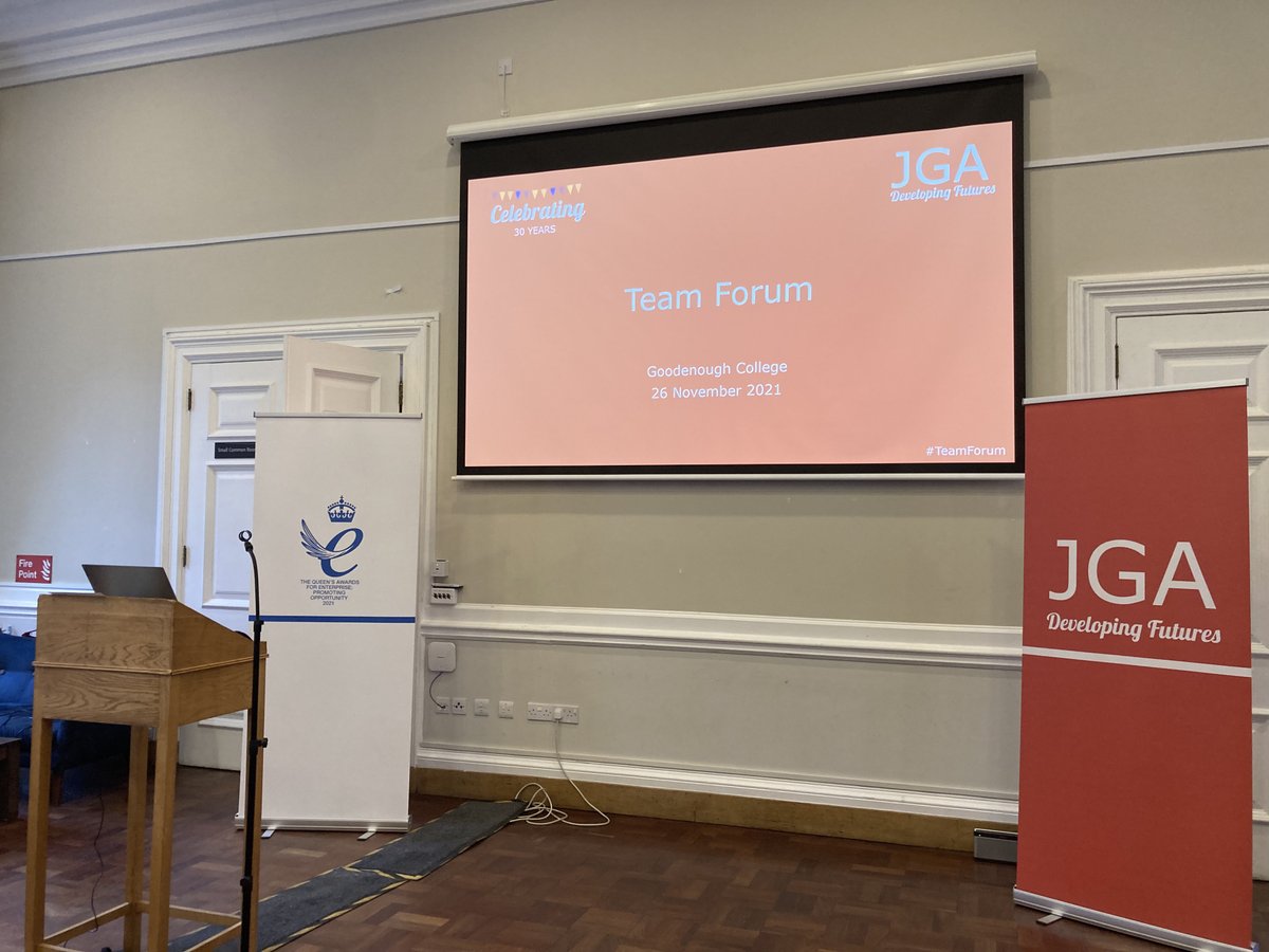 JGAGroup's tweet photo. We’re all set. Really looking forward to a day with staff and partners at today’s #TeamForum. The first one in person for almost two years. https://t.co/ZZjMoEr0DV