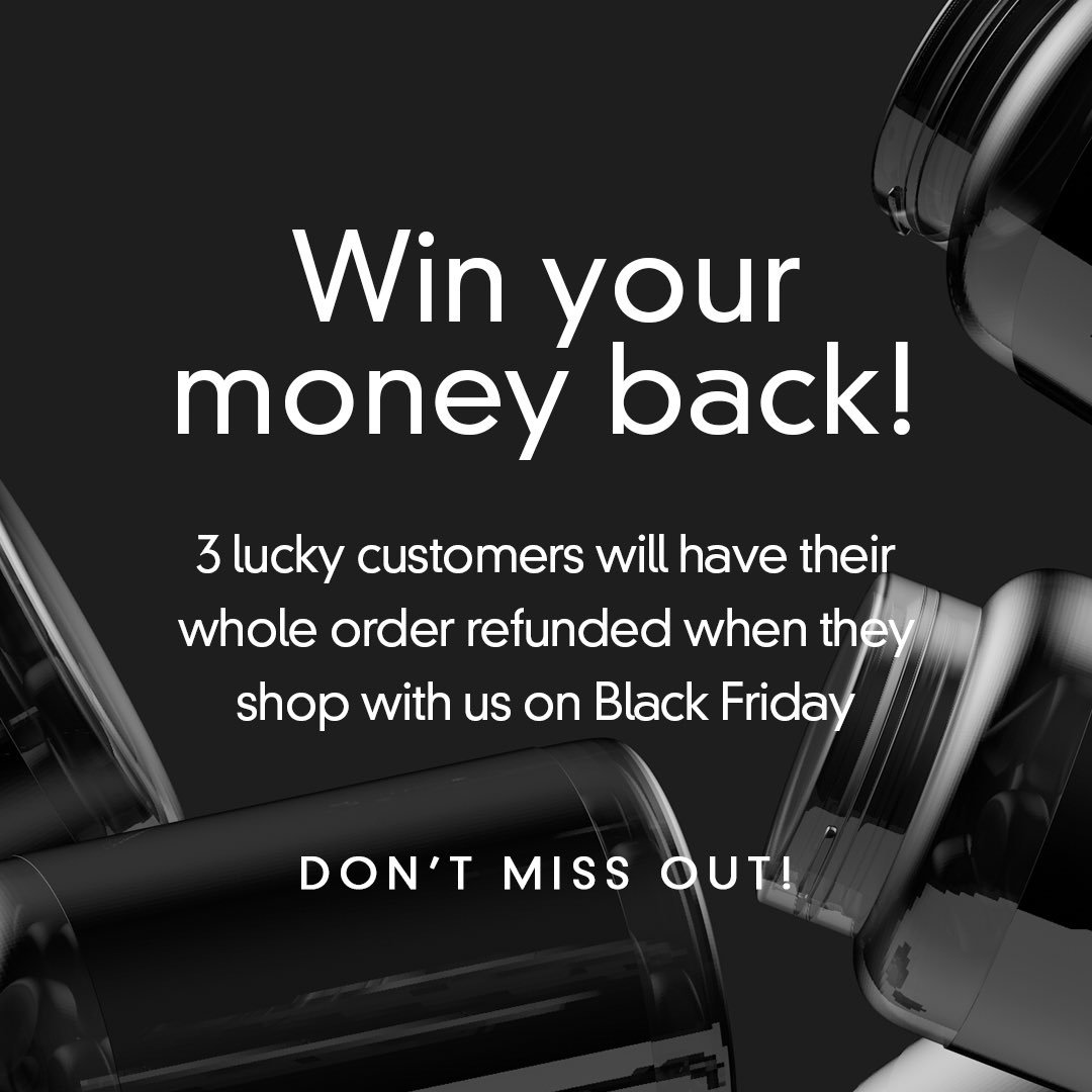 Today could be your lucky day! Shop our Black Friday deals now and we will announce the three winners on Monday!🖤 
#BlackFriday #BlackFridayAmazon #BlackFriday2021 #blackfridaydeals