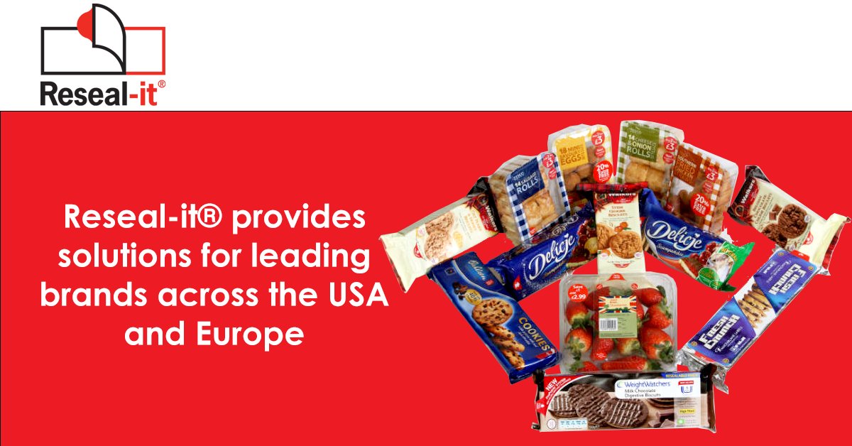 Resealit's tweet photo. Reseal-it® provide solutions for leading brands across the USA and Europe on packs containing sliced meats, fruit, cheese, biscuits, cookies, pet foods and healthcare products.

Learn more 👉 https://t.co/7UlAUxhwv9 https://t.co/vYQeJpqSXN