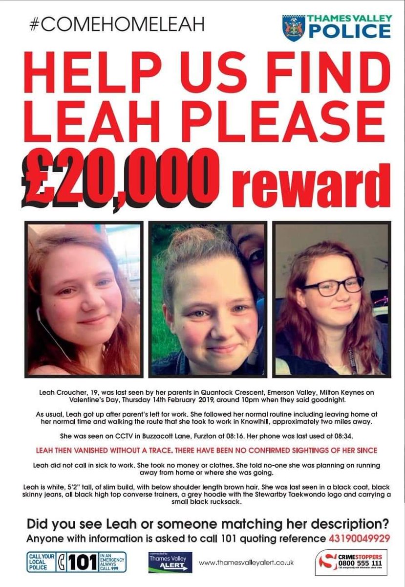 LoganSaxby's tweet photo. #comehomeleah https://t.co/Yke7rF6PNY