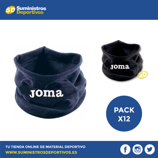 SumDeportivos's tweet photo. 🚫❄ Aumenta la protección ante el frió durante la práctica deportiva con la 🔝 Braga Polar Neck de Joma 

Braga Polar, 100% Polyester Talla única. Colores: Negro y Azul Marino. Se venden en pack de 12 uds de cada color.

📞 923604416 📧 atencion.cliente@suministrosdeportivos.es https://t.co/4aMdudkWdy