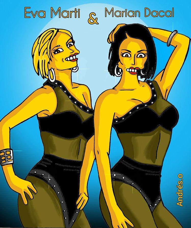Dos super estrellas de la música dance llegaron a los Simpsons!!! Hablamos de las guapísimas Eva Marti y Marian Dacal!!!! Molaaaa <a href="/MarianDacal/">Marian Dacal</a> <a href="/veronica_code_g/">Play to Quiz</a>