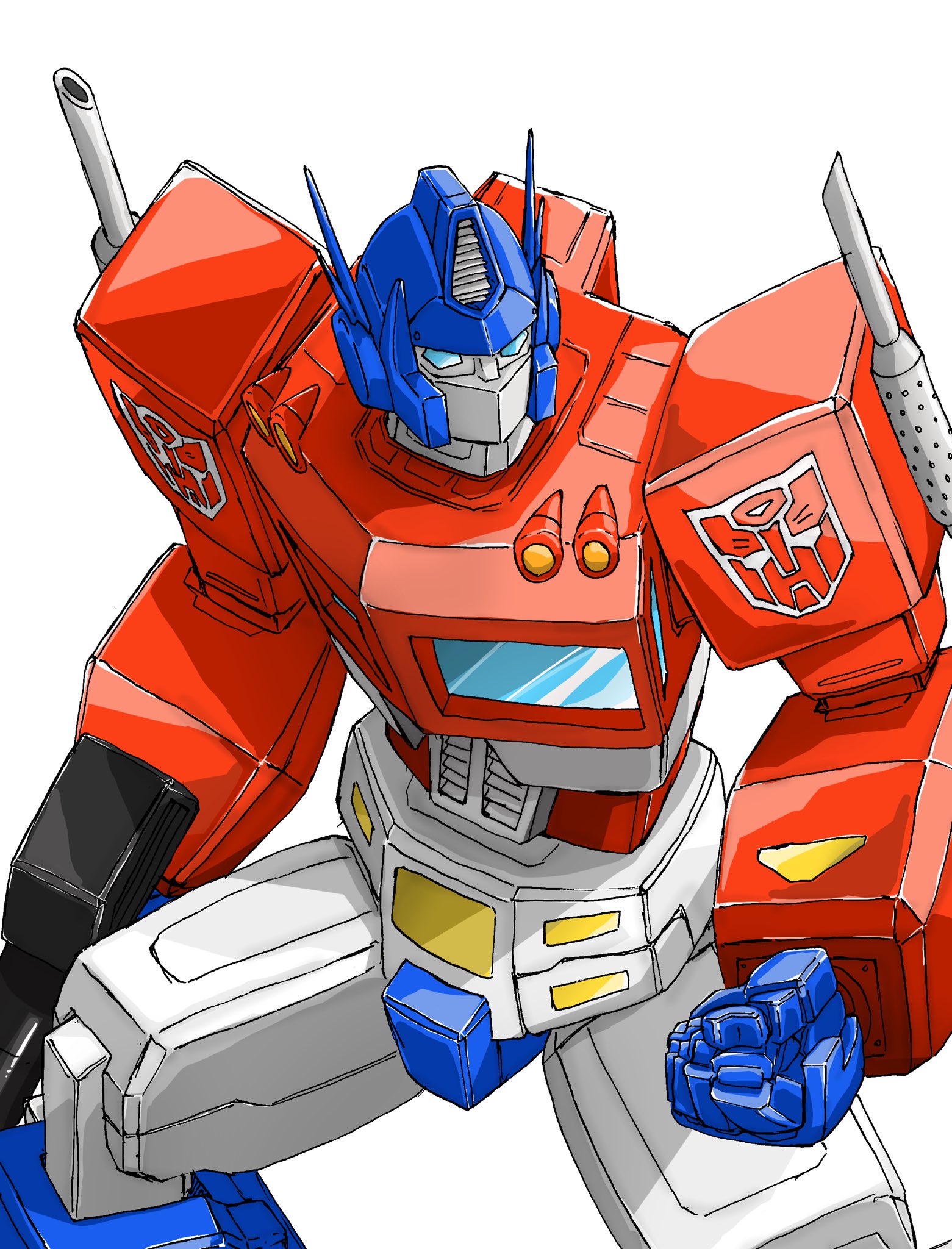 隊長ケロロ軍曹 コンボイ トランスフォーマー Transformers コンボイ Optimusprime G1 イラスト T Co E4aczodwwa Twitter