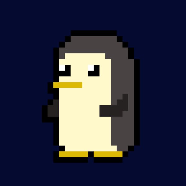 NFT Classic Penguin Name Bob color #202225. Piece 5/50. #NFTartists #NFTproject #NFTGiveaway #NFTdrop #NFTdrops #Polygon #polygonNFT #NoGasFees #Ethereum #NFTcollection