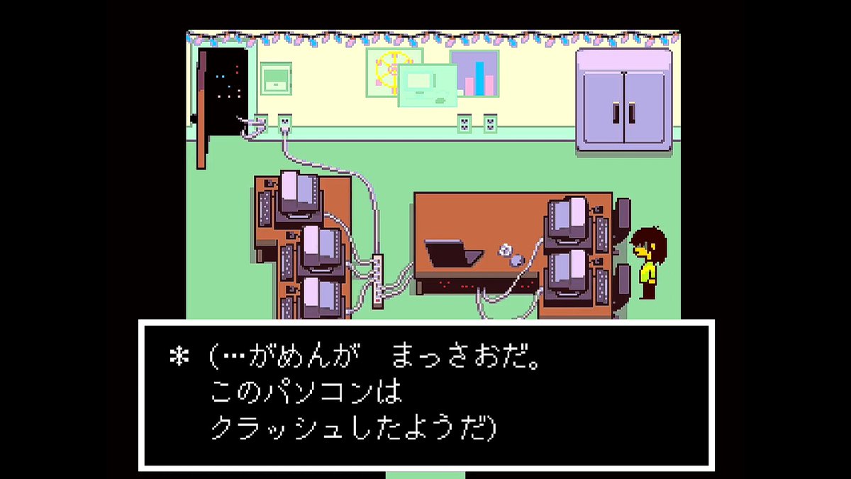 999l666's tweet photo. @deltarune_ntbr  NEOるとFatalパソコン、SG√だとPC(クリス)諸共Fatal(破滅)確定なの結構な皮���だな… https://t.co/wbR83OZUGo
