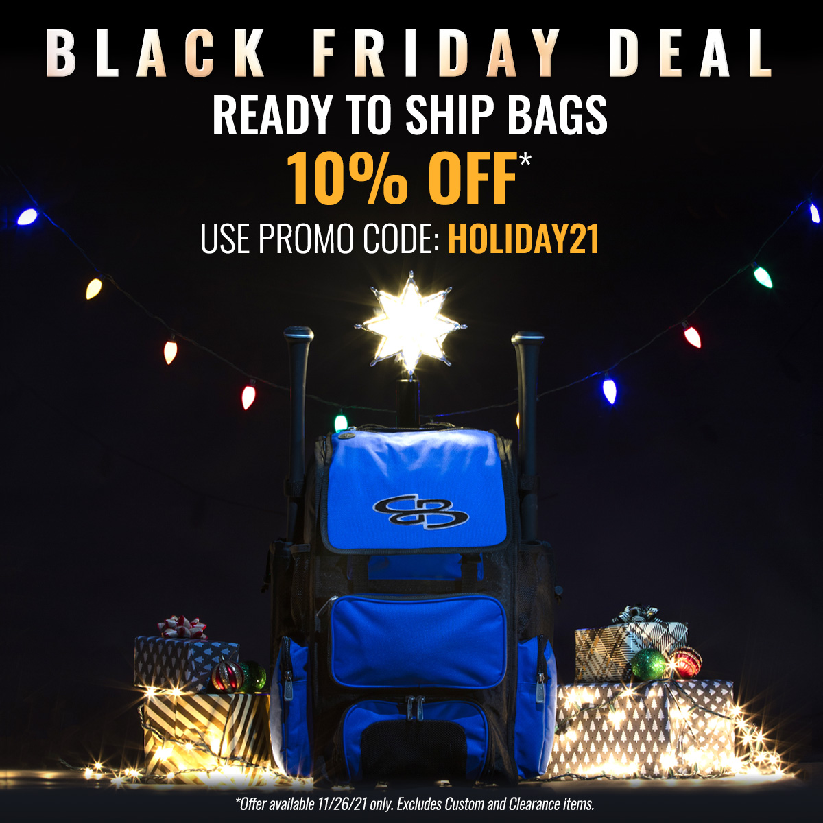 BoombahInc's tweet photo. 10% Off Regular Priced Bags! #blackfriday #batbags #baseballbags #baseballequipment https://t.co/VYX38wm7OO