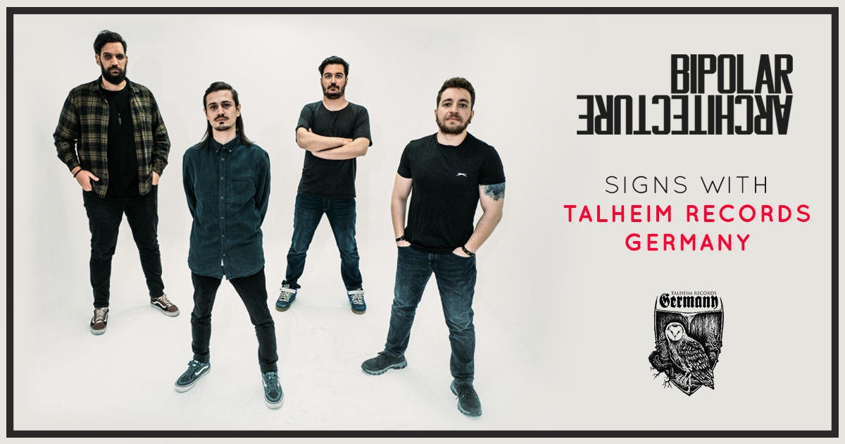 📢 We have signed with Talheim Records Germany! @TalheimRecords

🥁New album release and merchandise details very soon...

#bipolararchitecture #talheimrecords #talheimrecordsgermany #postmetal #progressivemetal #postrock #berlinmetal