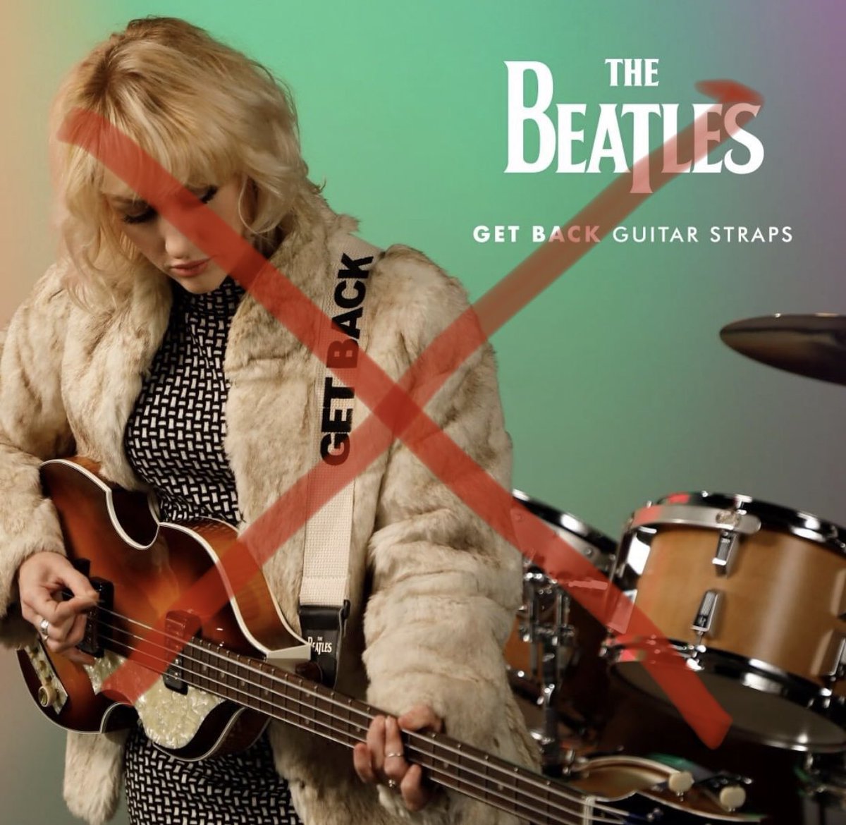 MerchKill's tweet photo. No one needs a Get Back guitar strap. #TheBeatlesGetBack https://t.co/C7xUgXbd1g