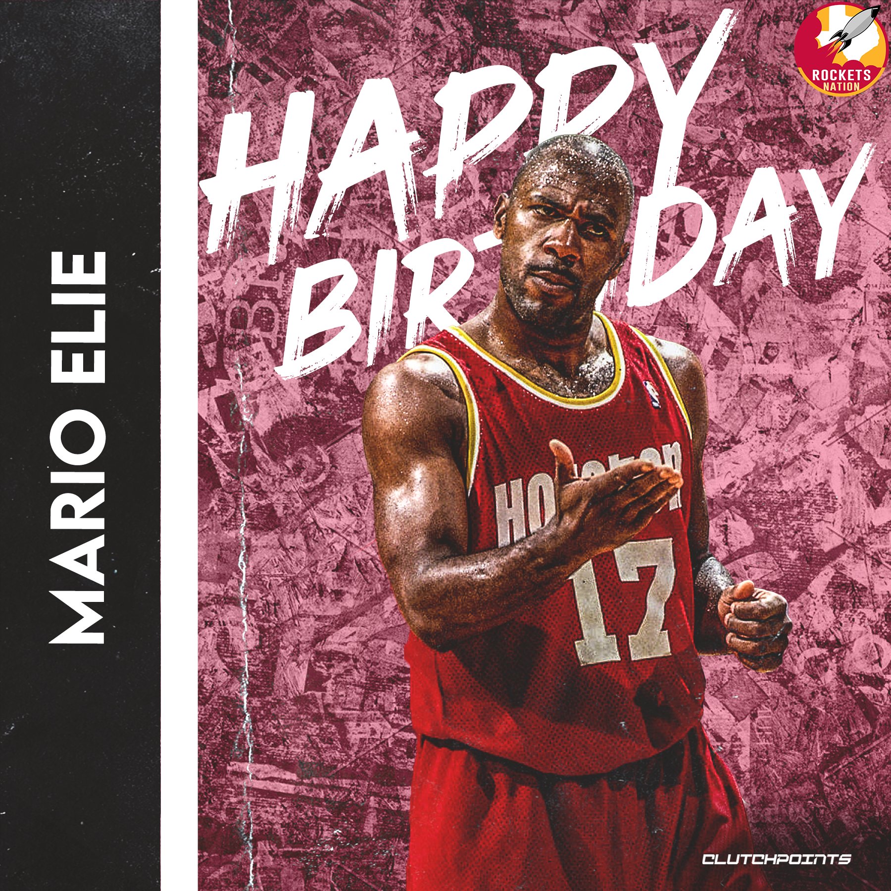 Join Rockets Nation in greeting 3-time NBA Champion Mario Elie a happy 58th birthday! 