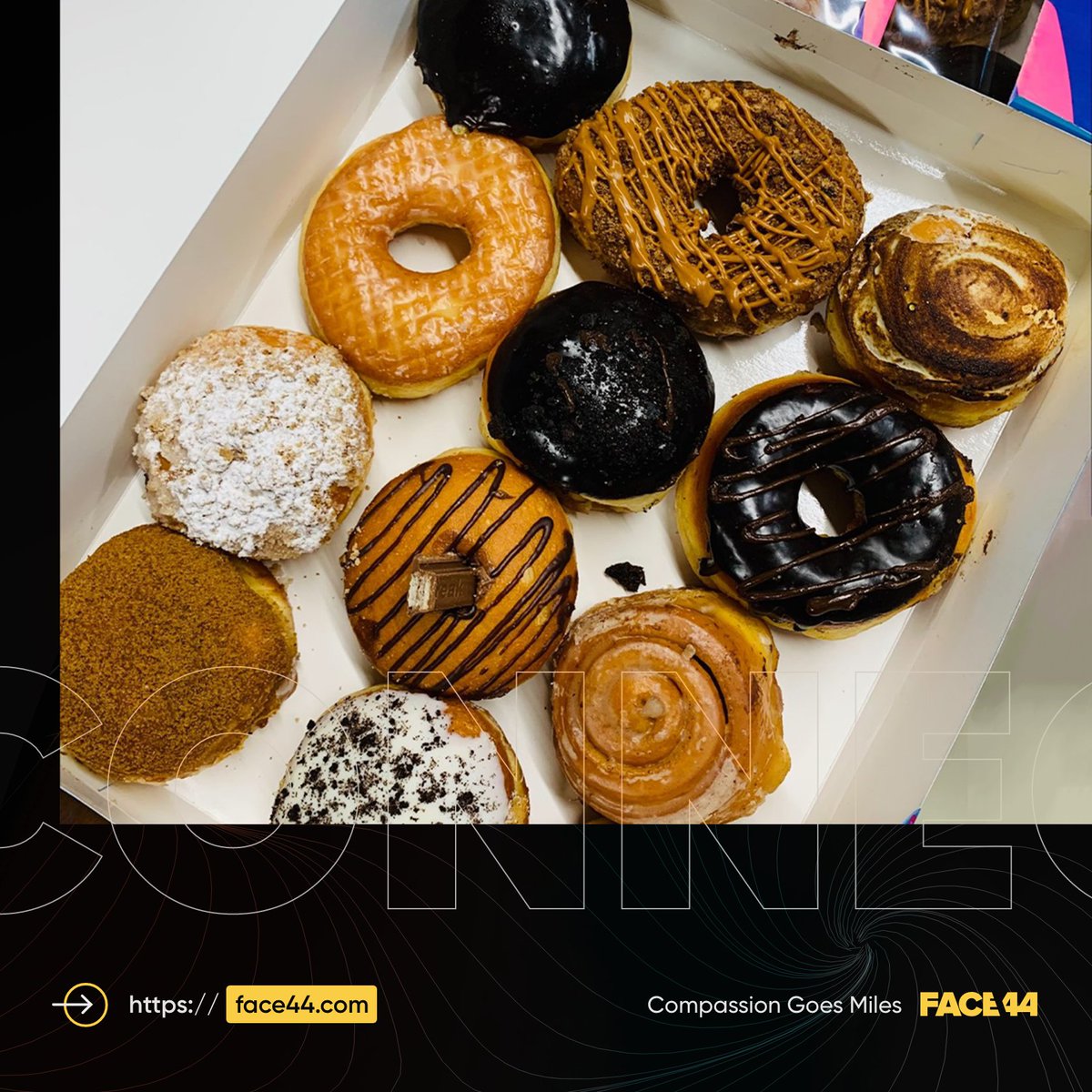 Face44_Official's tweet photo. How about a former team member sending you a box full of doughnuts to instantly lift your mood ๐คค๐ฅฐSurprised by @RabeaMahfooz's heartfelt gesture today!
#exemployee #humanresources #thankyou #workplace #face44 #designagency #digitaldesign #digitalsupport #agency #agencylife https://t.co/F3Npsx0WCt