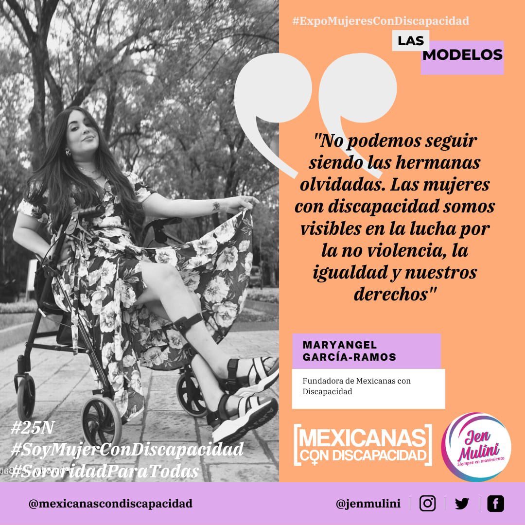 Profe_Pepa's tweet photo. @IraciHassler Las #MujeresConDiscapacidad estamos más expuestas a sufrir #ViolenciaDeGenero y ser víctimas de #DiscriminaciónEscolar y Laboral negando oportunidades de superación e #Inclusion #25N

Hay urgencia de cambios
@IraciHassler @DafneConchaF @pbravoguz @DignidadFabiola @Claupascualgrau https://t.co/AD2IVtMshP