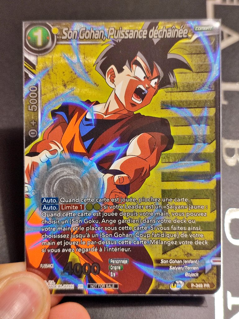 Dbzcollection's tweet photo. #DragonBallSuper Card Game
Saison BT15 Winner Card Campagne
#Videl #Songohan #RoiVegeta #Janemba version baby ??? #Dbscg fr https://t.co/QV9KVJBf3v