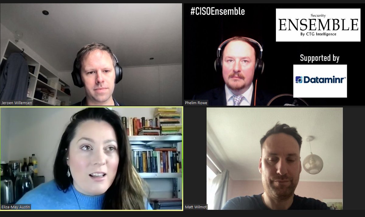 CtgIntelligence's tweet photo. And we're off! Great start with @Eliza_MayAustin @commjoenie and Matt W at the #CISOEnsemble today! https://t.co/OEG5D0Aa63 https://t.co/SOzUo7eUWk