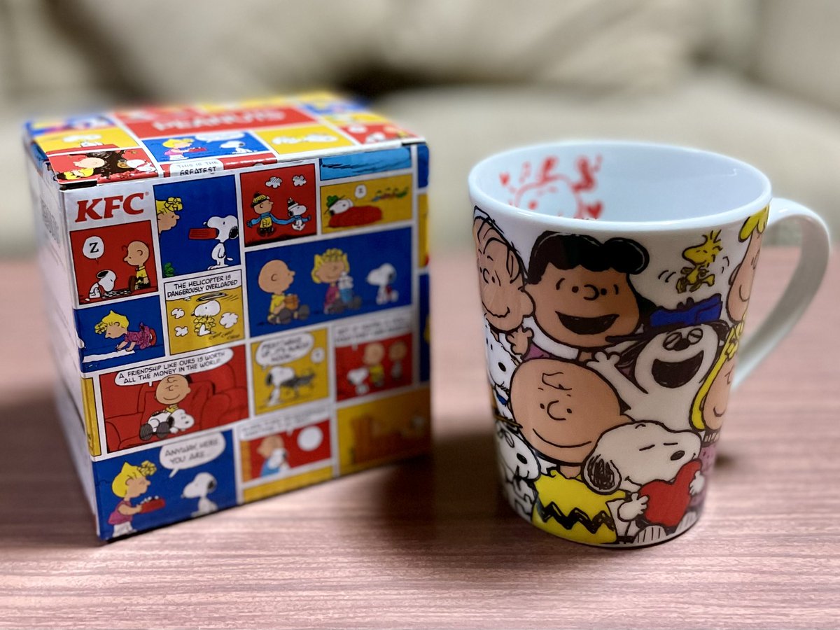 quinmy105's tweet photo. #ケンタッキー
#SNOOPY
#トールマグ
#レア
可愛い〜❣️ https://t.co/ZPgRKbFWxE