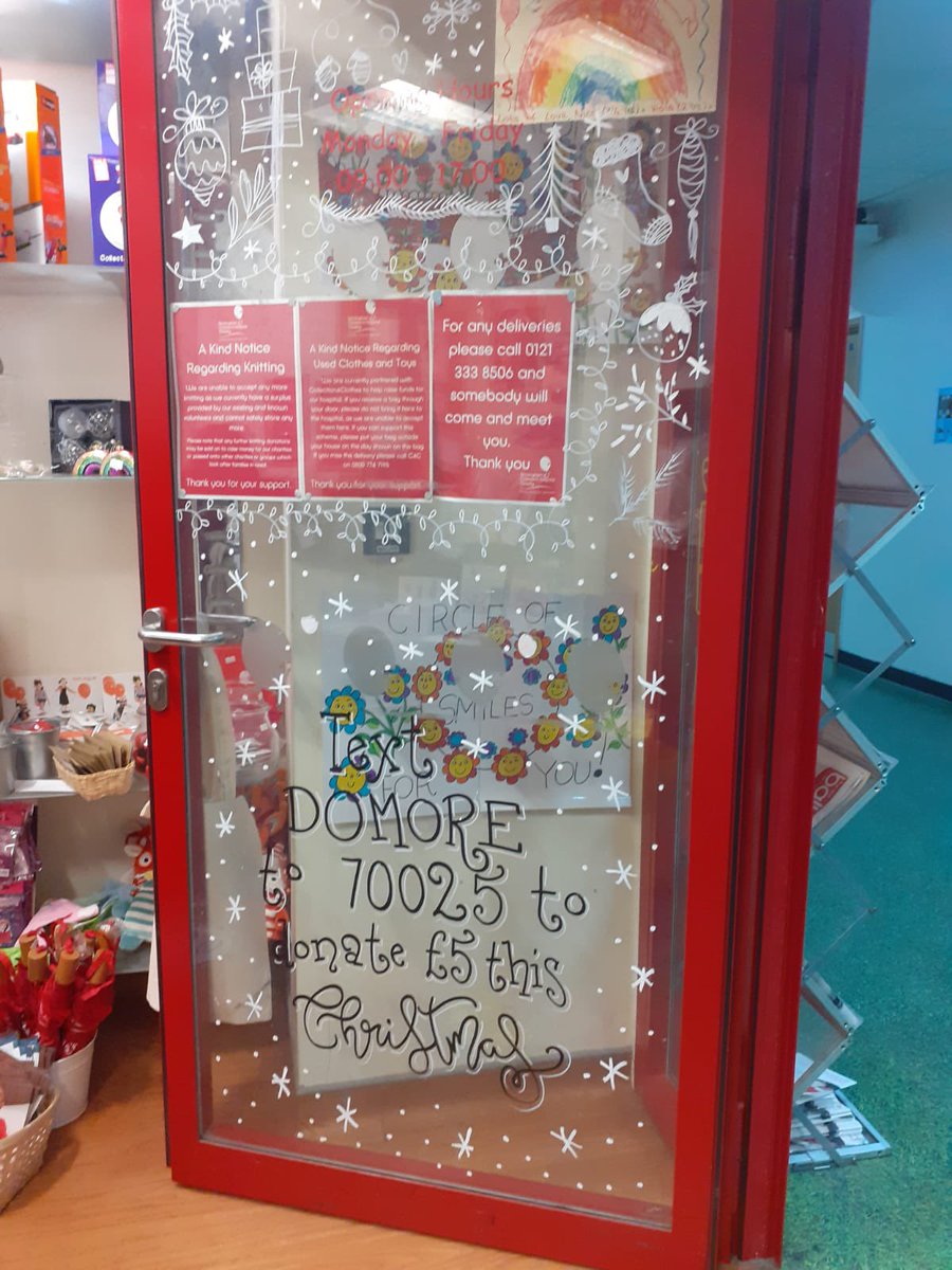 Christmas has arrived at our Fundraising Hub at <a href="/Bham_Childrens/">Bham Children's Hosp 💙</a> pop along after your appointment and have a photo! 🎄