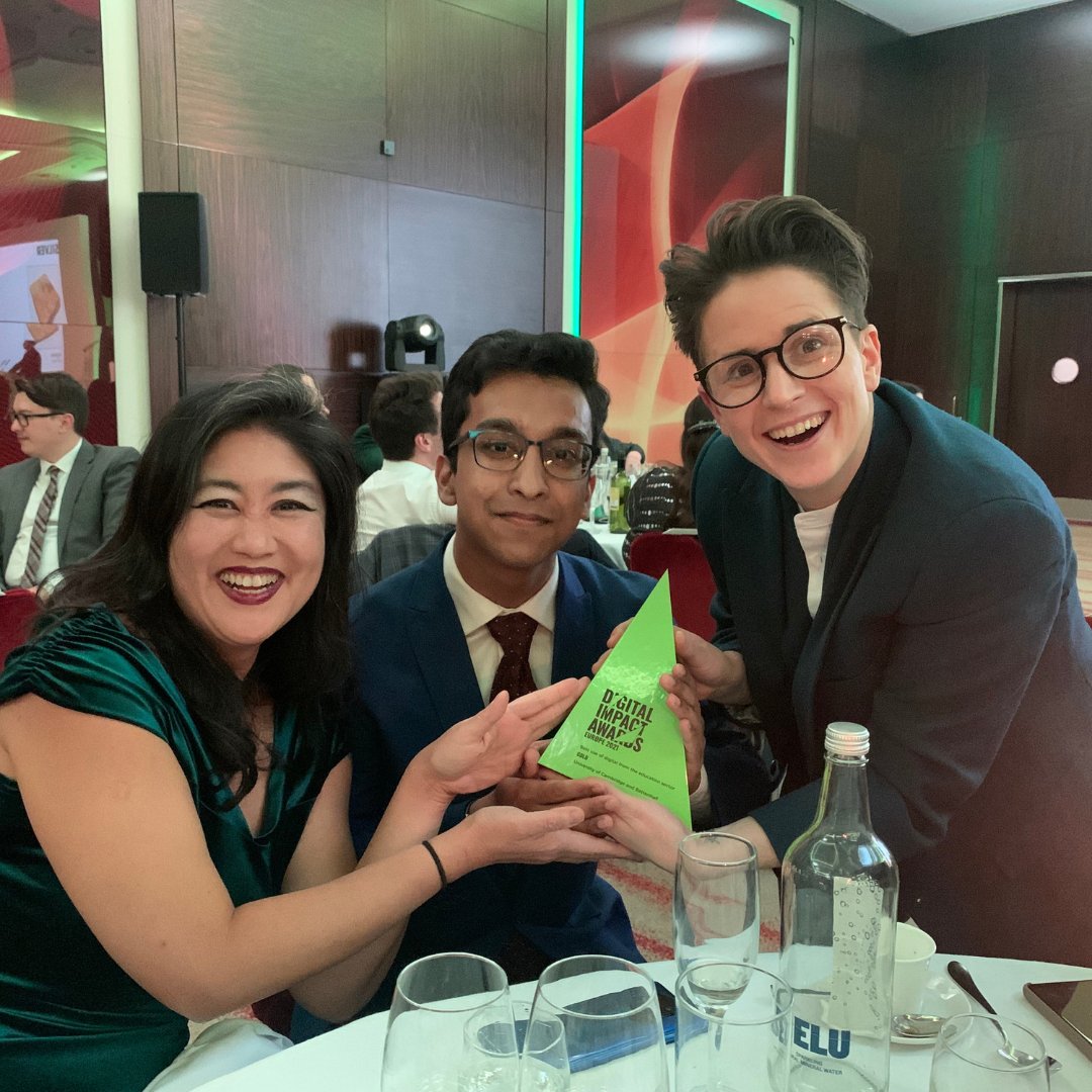 battenhall's tweet photo. What a way to end the week 🙌 We’re so pleased to share that we won FOUR awards at the @_digital_impact awards, including the Grand Prix award for our work with @Cambridge_Uni, using social to encourage diversity 🏆
Congrats to everyone involved - let the celebrations continue!💃 https://t.co/clmACu1IlB
