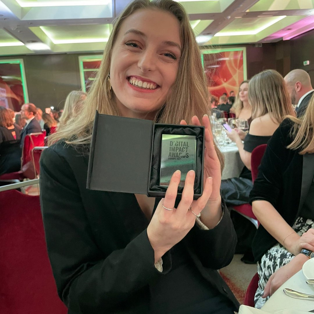 battenhall's tweet photo. What a way to end the week 🙌 We’re so pleased to share that we won FOUR awards at the @_digital_impact awards, including the Grand Prix award for our work with @Cambridge_Uni, using social to encourage diversity 🏆
Congrats to everyone involved - let the celebrations continue!💃 https://t.co/clmACu1IlB
