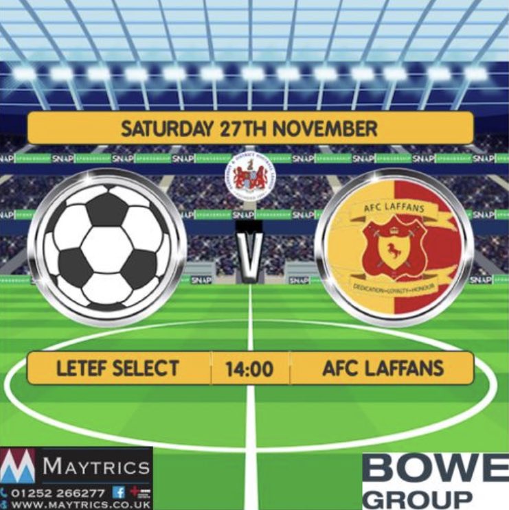 afc_laffans's tweet photo. Back in action on the road tomorrow as we travel to Letef Select for a league game. Make sure you’re following us over on Instagram for Matchday Updates! #localfootball #gameday https://t.co/KSFDOStN8h