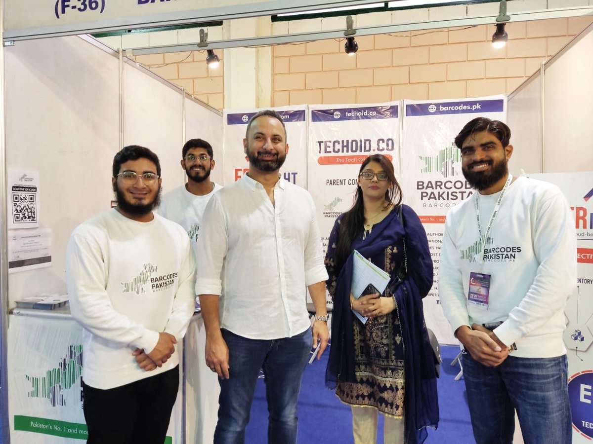 Barcodes_pk's tweet photo. Always an honor to host the respected, reputed industry giants, and one of our clients Kamil Packaging Pvt Ltd who paid us a visit at Pak Pharma and Healthcare Expo.

#exhibition #exhibition2021 #expo #Health  #healthcare #barcodespakistan #barcodes https://t.co/OqaTNFlZbl